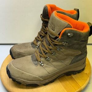 The North Face Men’s Brown Round Toe Lace Up Ankle Hiking Boots Size 11